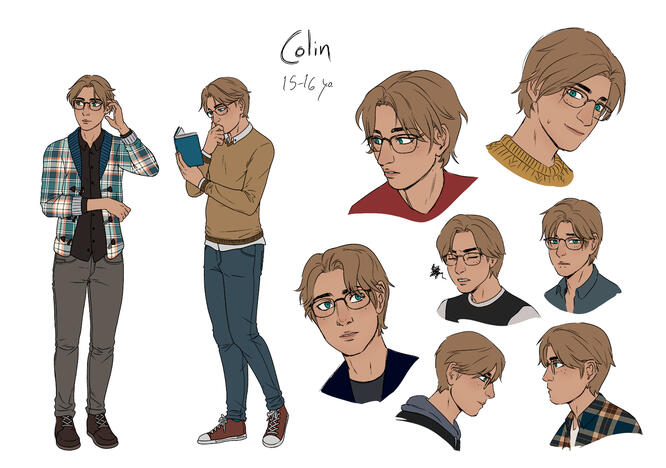 Character design - teen Colin